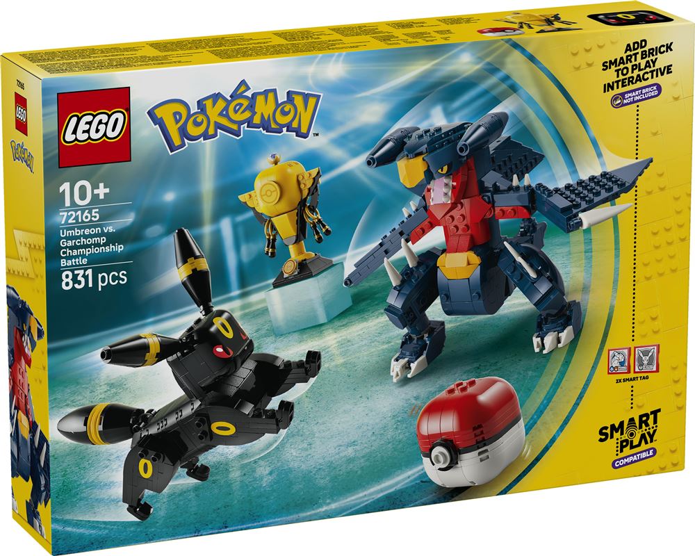 Image : LEGO 72165 SMART Play : Le combat entre Noctali et Carchacrok - Pokémon
