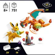 Image : LEGO 72167 SMART Play : Le combat ultime entre Dracaufeu et Voltali - Pokémon