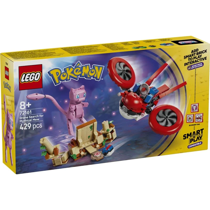 Image : LEGO 72161 SMART Play : Recherche de Mew fabuleux en drone - Pokémon