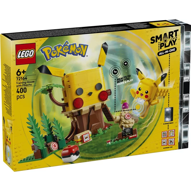 Image : LEGO 72164 SMART Play : Pikachu et la cabane d'entraînement - Pokémon