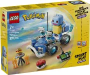 Image : LEGO 72156 SMART Play : L'aventure de Carapuce avec le buggy du Dresseur Pokémon