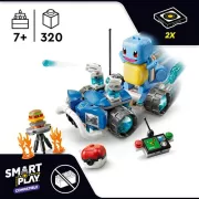 Image : LEGO 72156 SMART Play : L'aventure de Carapuce avec le buggy du Dresseur Pokémon