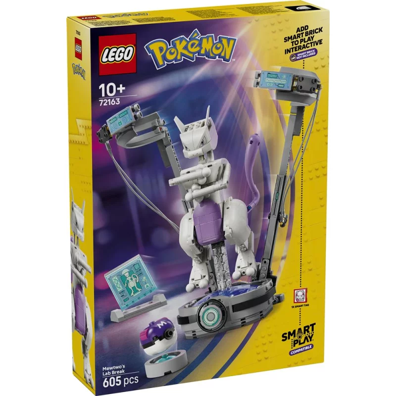Image : LEGO 72163 SMART Play : L'évasion du labo de Mewtwo - Pokémon