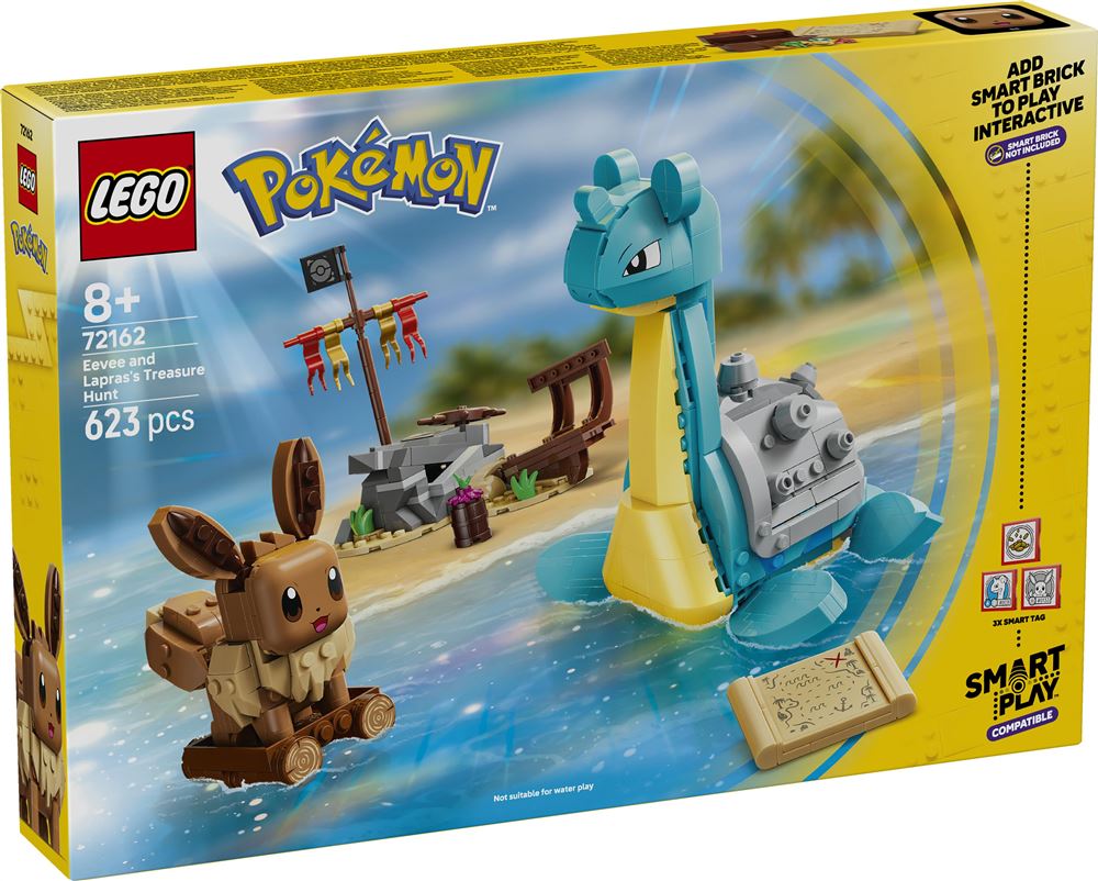 Image : LEGO 72162 SMART Play : Chasse au trésor d'Évoli et Lokhlass - Pokémon
