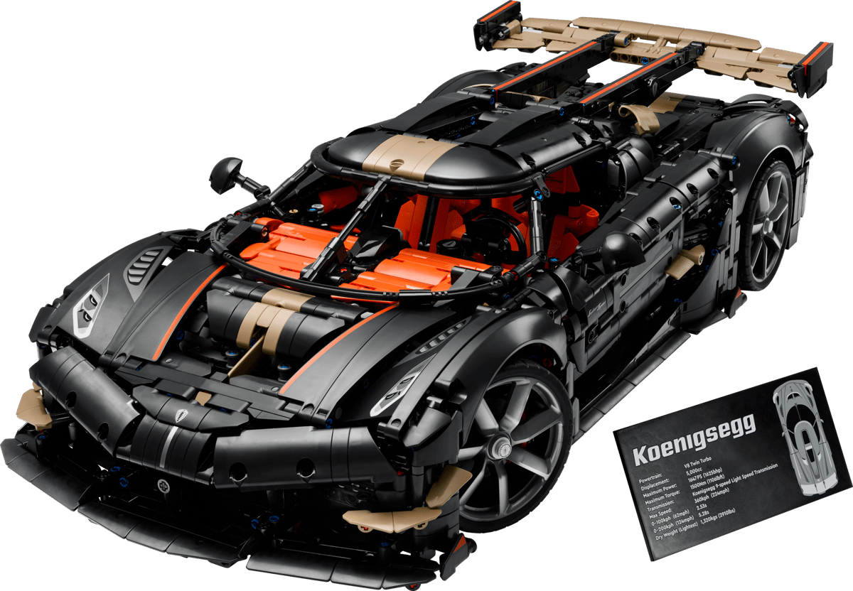 Image : LEGO 42232 Megacar Sadair's Spear de Koenigsegg - Technic