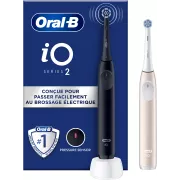 ORAL-B iO2 Series DUO Night Black / Calm Pink - Brosse à dents électrique