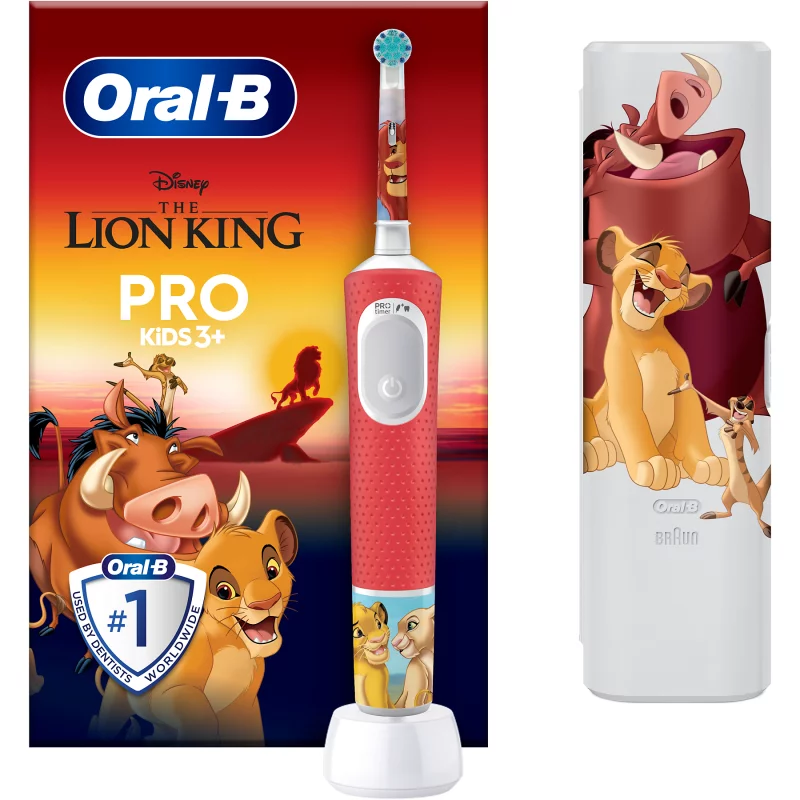 Image : ORAL-B Vitality Pro Kids Roi Lion + étui de voyage