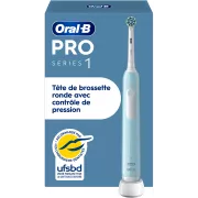 ORAL-B Pro 1 Bleue Cross Action + 1 brossette - Brosse à dents électrique