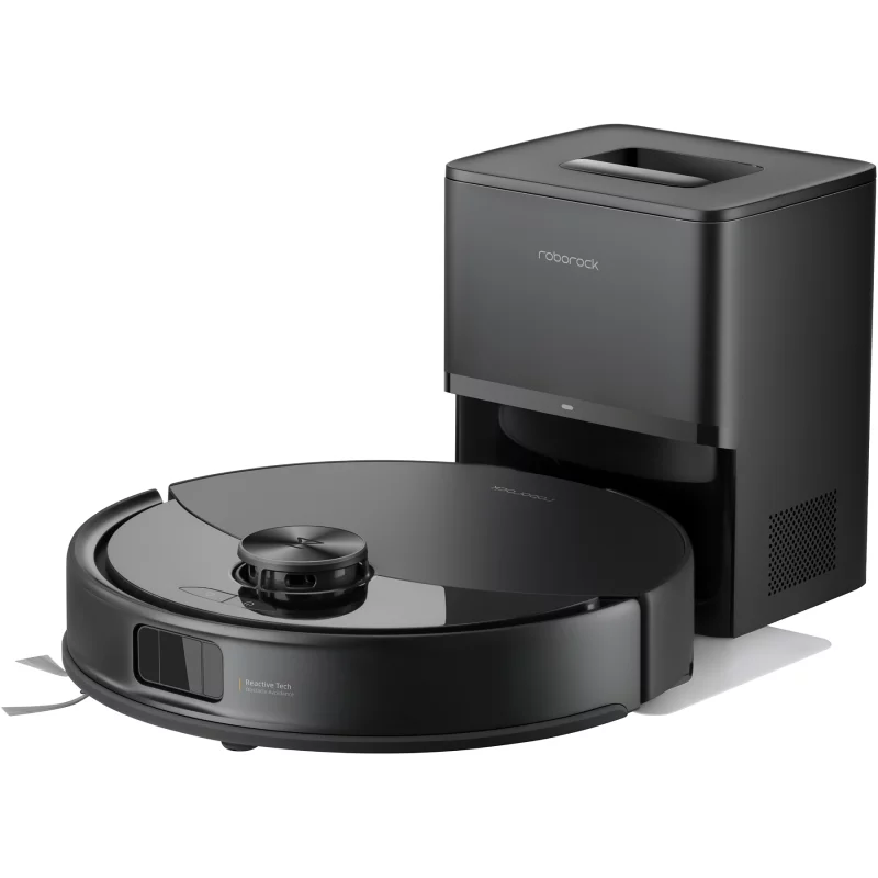 Image : ROBOROCK Q10 Max+ Black - Robot Aspirateur Laveur