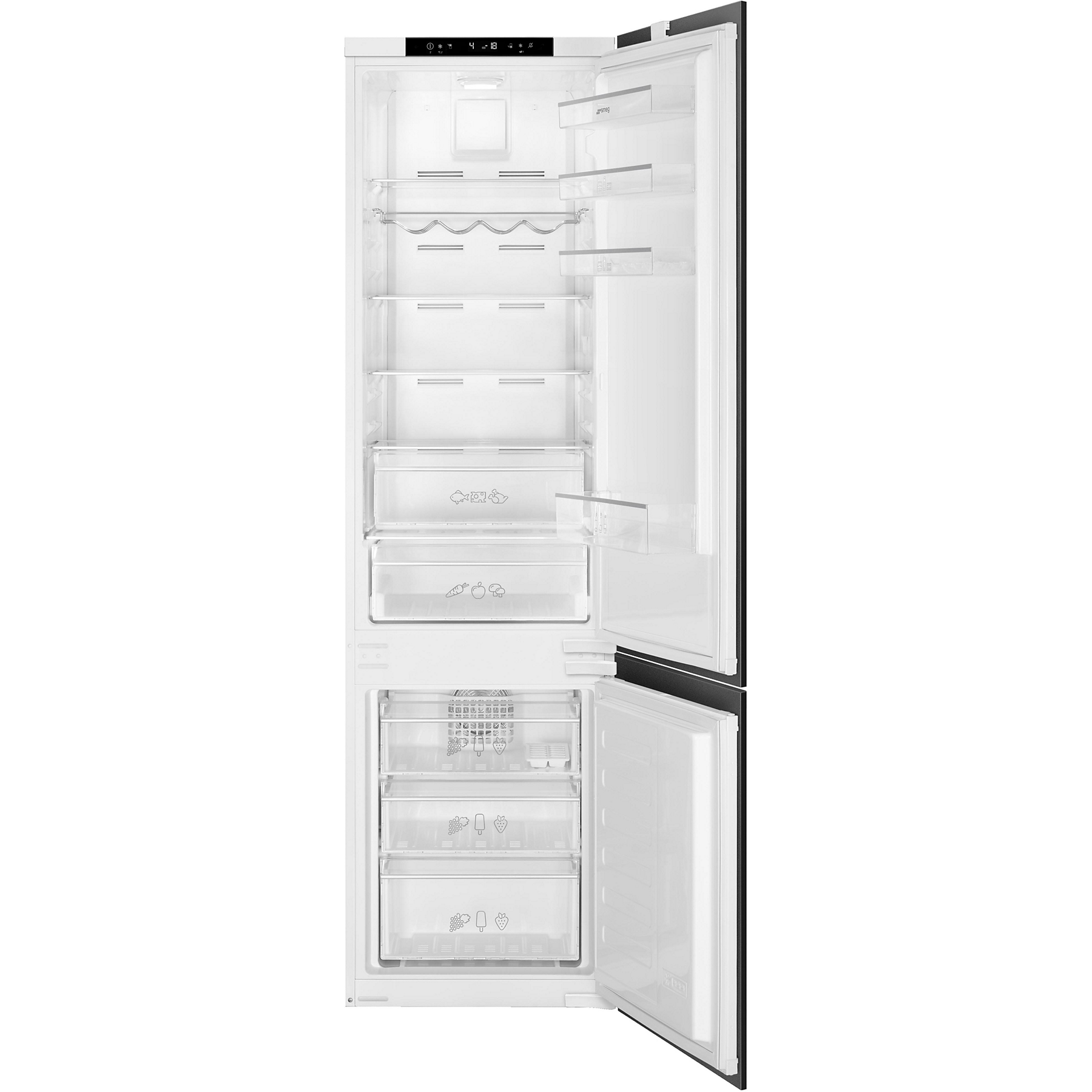 Image : SMEG C8194TNE - Réfrigérateur combiné encastrable