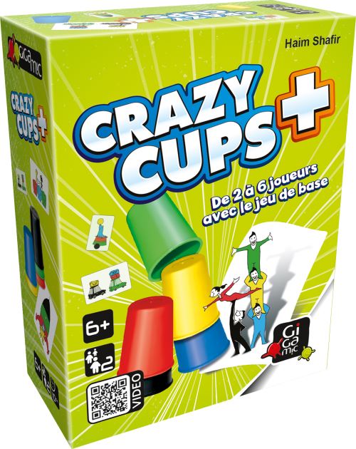 Image : Gigamic Crazy Cup Plus - Jeu de société