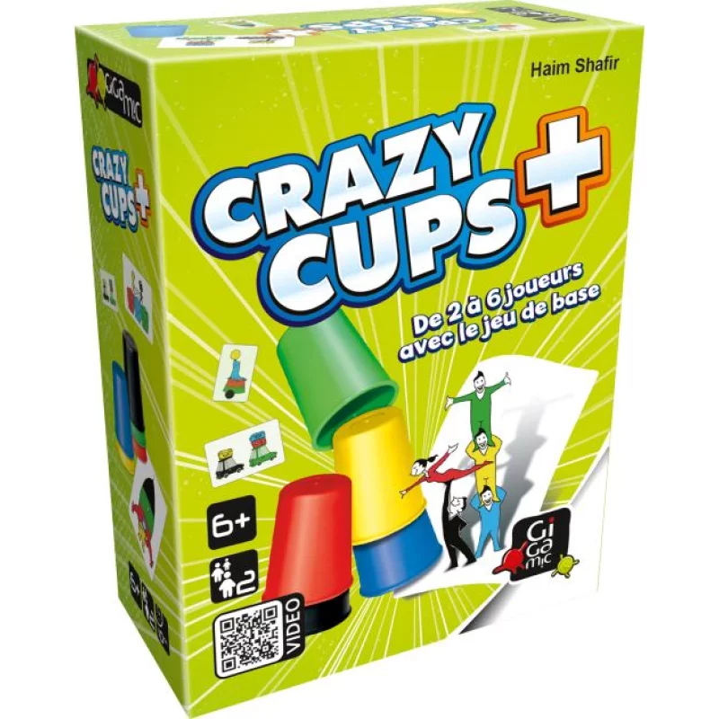 Image : Gigamic Crazy Cup Plus - Jeu de société