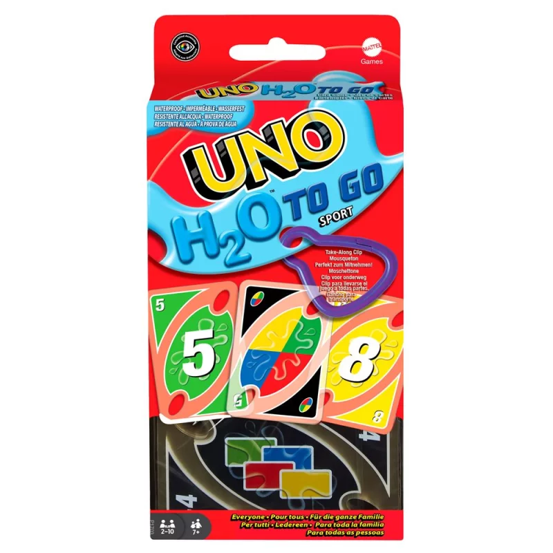 Image : Mattel Uno H2O to Go - Jeu classique