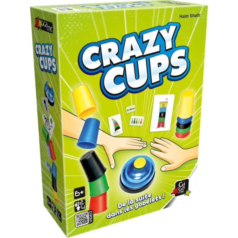 Image : Gigamic Crazy Cups - Jeu d'ambiance