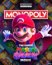 Image : Hasbro Monopoly Super Mario Galaxy Le Film - Jeu classique