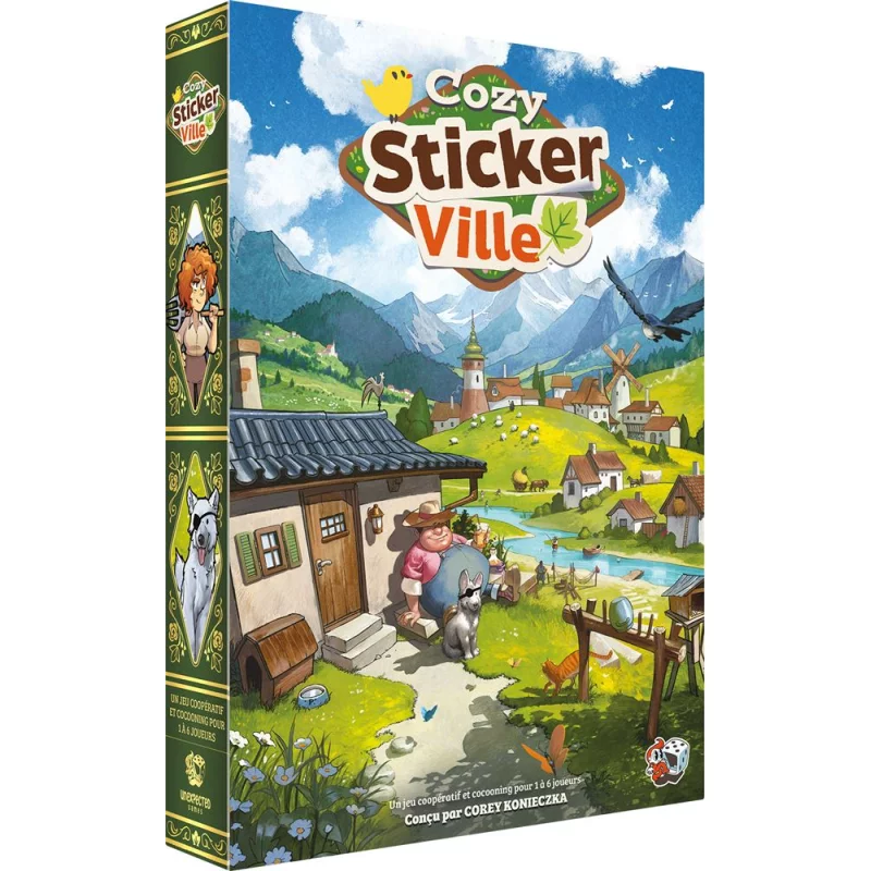 Image : Asmodee Cozy Sticker Ville - Jeu de stratégie