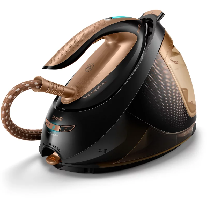 Image : PHILIPS GC9682/80 - Centrale vapeur noir et doré