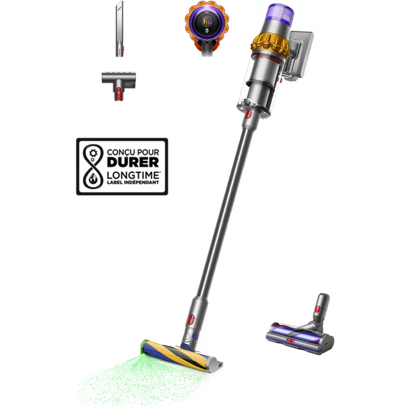 Image : DYSON V15 Detect Absolute - Aspirateur balai
