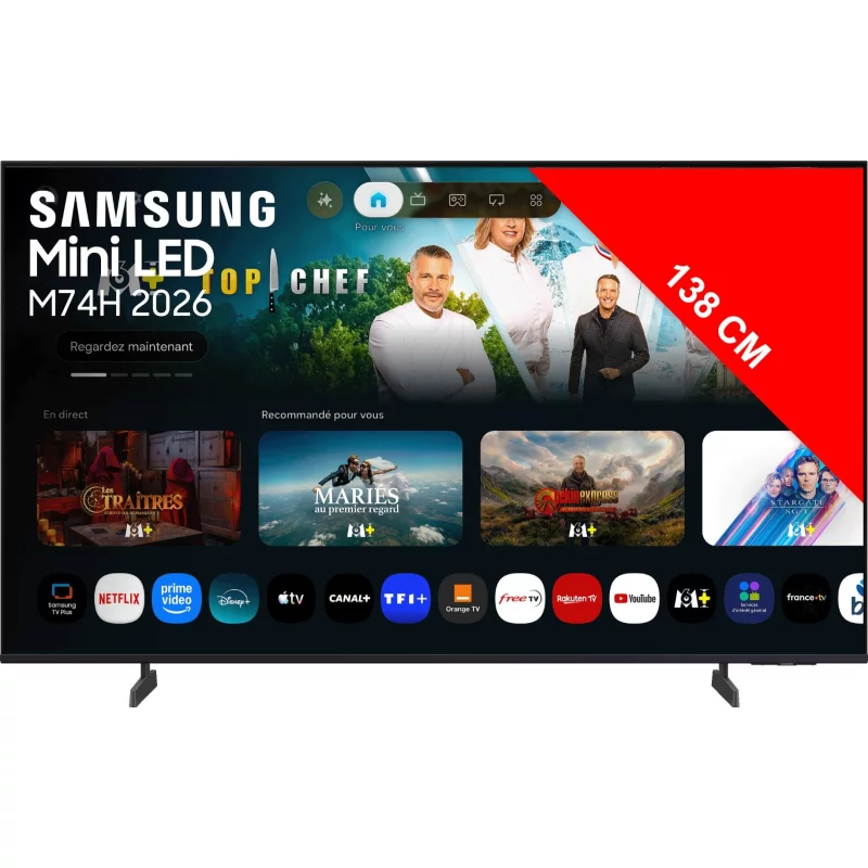 Image : SAMSUNG TU55M74H - TV Mini LED 4K 55' 2026