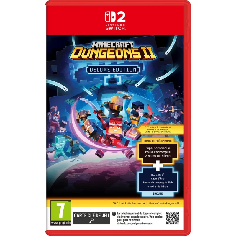 Image : Minecraft Dungeons 2 Deluxe Edition NINTENDO SWITCH 2