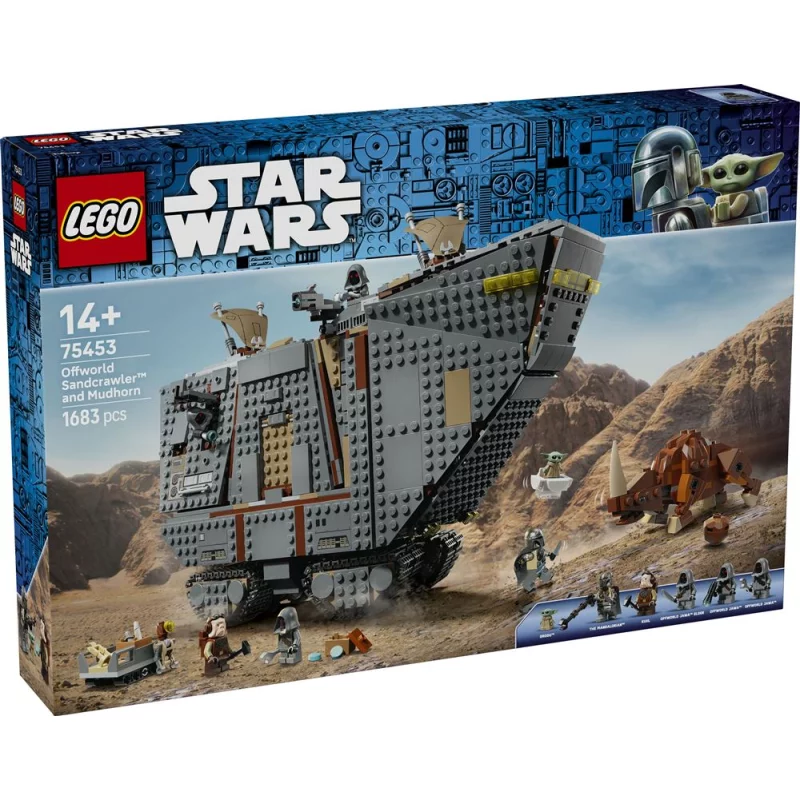 Image : LEGO 75453 Le Sandcrawler d'Offworld et le Mudhorn - Star Wars