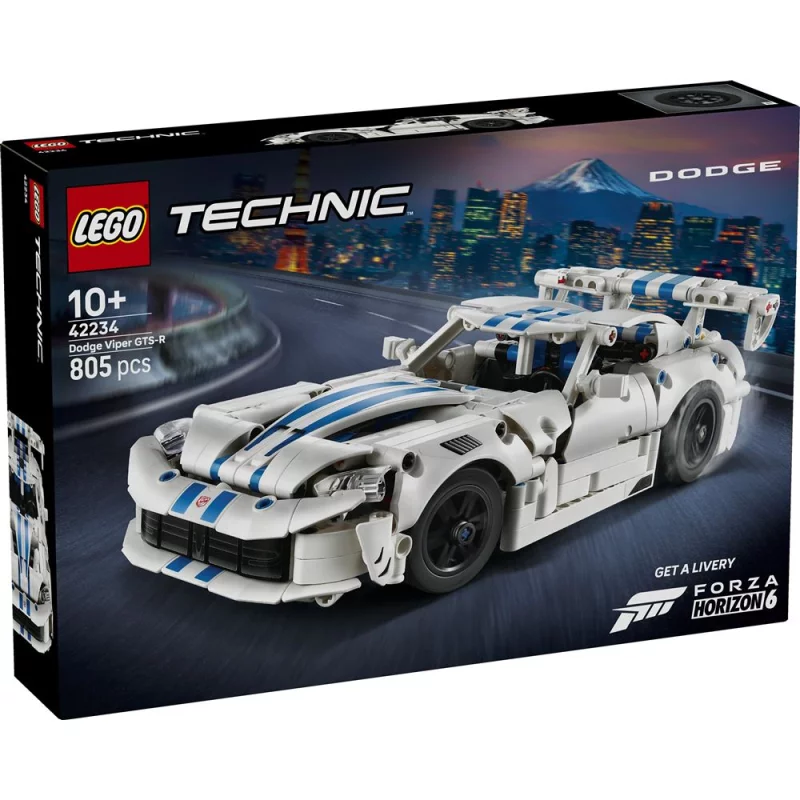 Image : LEGO 42234 Voiture de sport Dodge Viper GTS-R - Technic