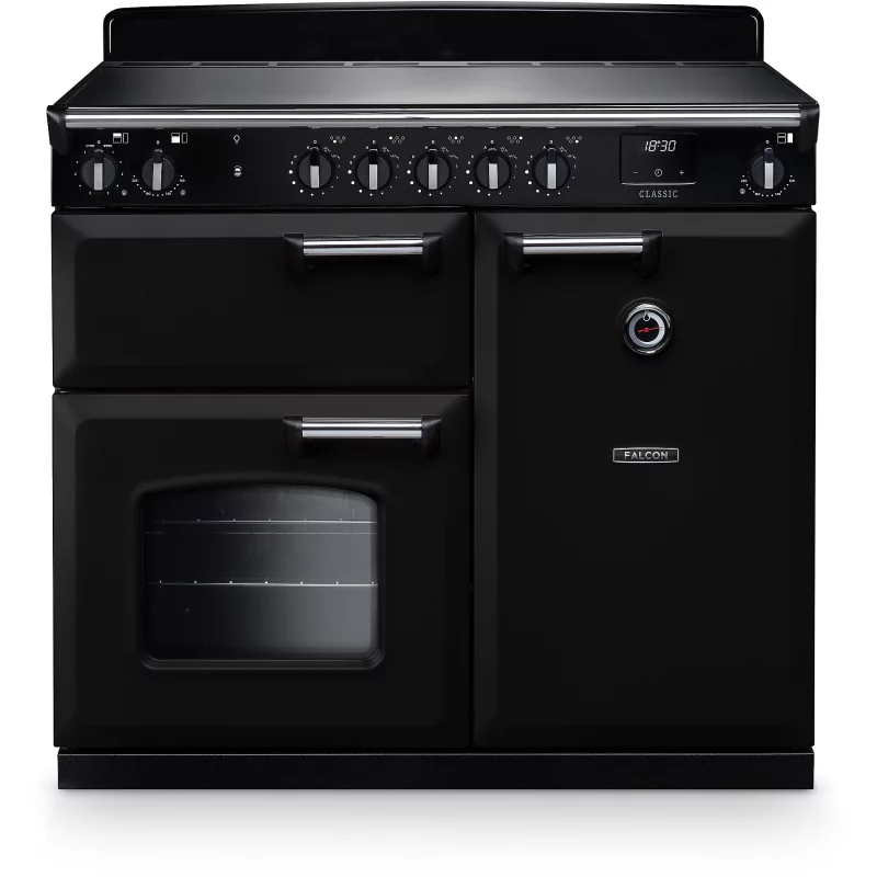 Image : FALCON NGC TAB IND 100 CM NOIR CHROME - Piano de cuisson induction