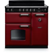 FALCON NGC TAB IND 90 CM BORDEAUX CHROME - Piano de cuisson induction