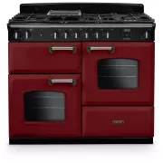 FALCON NGC OC TAB GAZ 110 CM BORDEAUX CHROME - Piano de cuisson gaz
