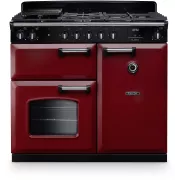 FALCON NGC TAB GAZ 100 CM BORDEAUX CHROME - Piano de cuisson gaz