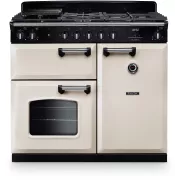 FALCON NGC TAB GAZ 100 CM CREME PASTEL CHROME - Piano de cuisson gaz