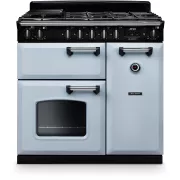 FALCON NGC TAB GAZ 90 CM BLEU PASTEL CHROME - Piano de cuisson gaz