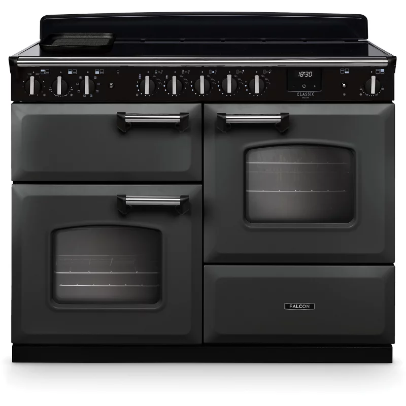 Image : FALCON NGC TAB IND 110 CM ARDOISE CHROME - Piano de cuisson induction
