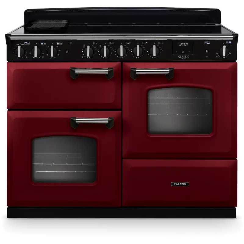 Image : FALCON NGC TAB IND - Piano de cuisson induction 110 CM BORDEAUX CHROME