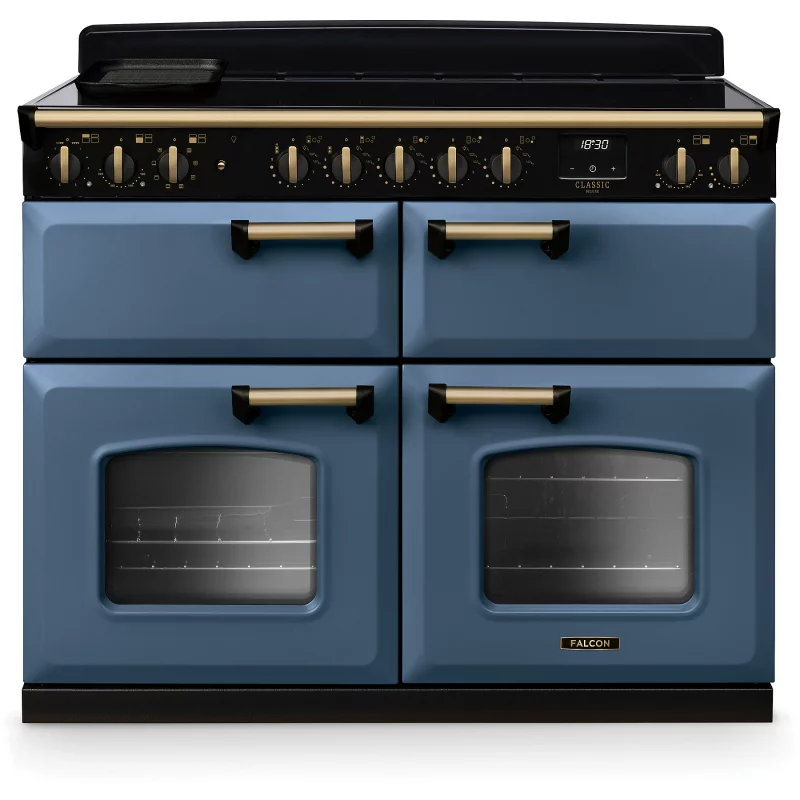 Image : FALCON NGC TAB IND 110 CM ROCHE BLUE LAITON - Piano de cuisson induction