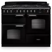FALCON NGC TAB MIX 110 CM NOIR CHROME - Piano de cuisson mixte