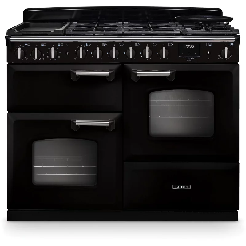 Image : FALCON NGC TAB MIX 110 CM NOIR CHROME - Piano de cuisson mixte