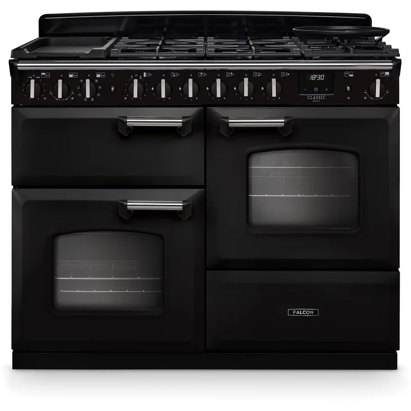 Image : FALCON NGC TAB MIX 110 CM CHARBON CHROME - Piano de cuisson mixte