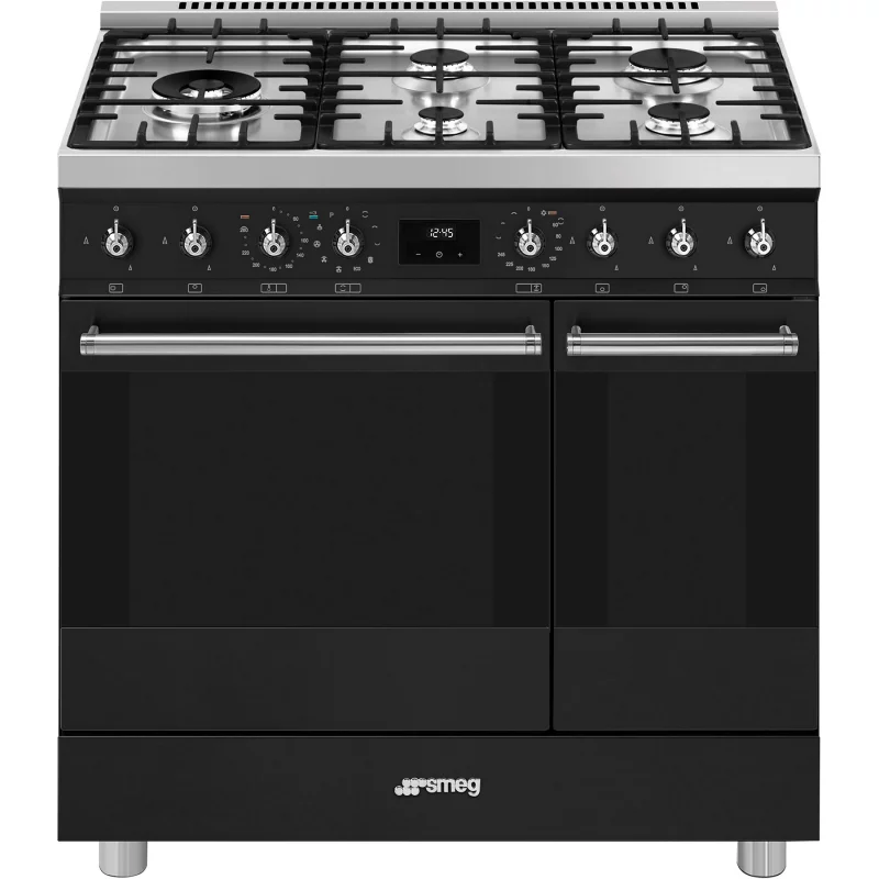 Image : SMEG C92GPMB2 - Piano de cuisson gaz