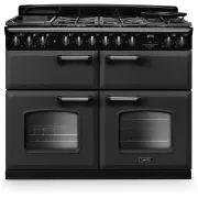 FALCON NGC TAB MIX 110 CM ARDOISE CHROME - Piano de cuisson mixte