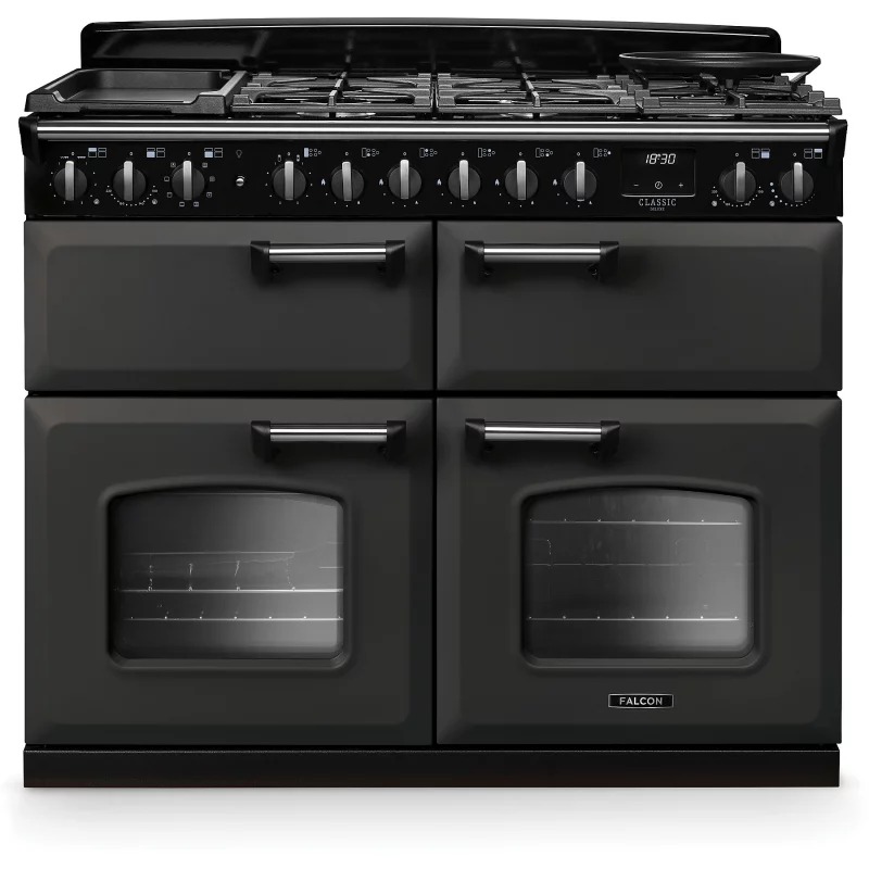 Image : FALCON NGC TAB MIX 110 CM ARDOISE CHROME - Piano de cuisson mixte