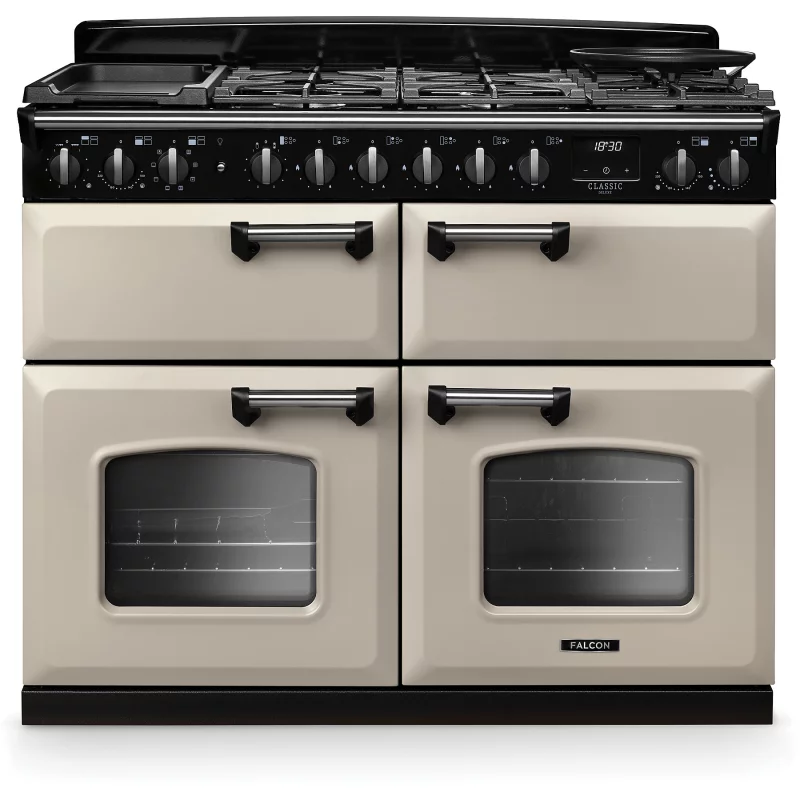 Image : FALCON NGC TAB MIX 110 CM CREME PASTEL CHROME - Piano de cuisson mixte