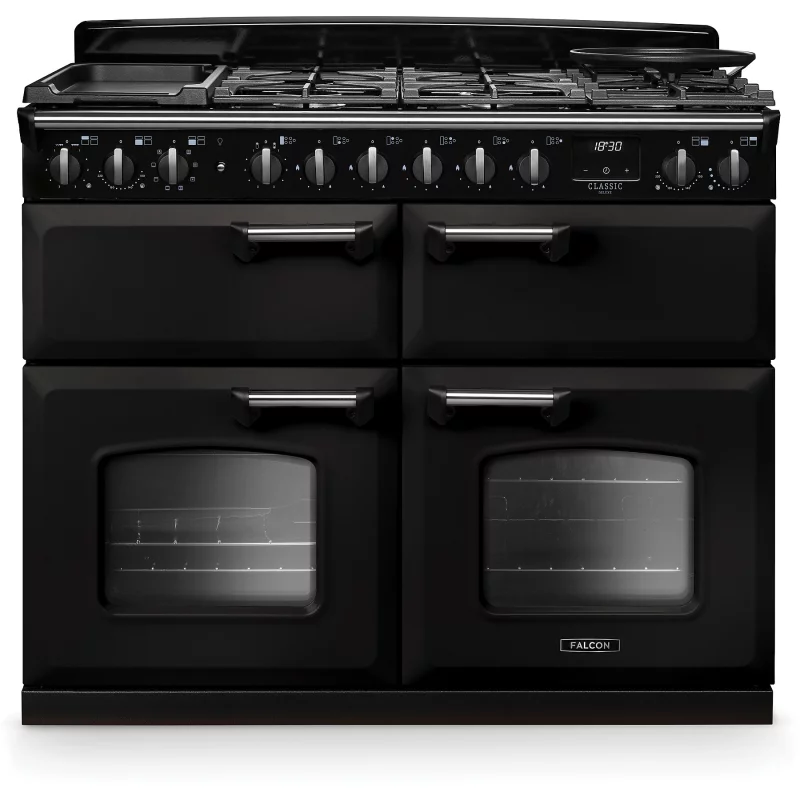 Image : FALCON NGC TAB MIX 110 CM CHARBON CHROME - Piano de cuisson mixte