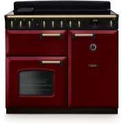 FALCON NGC TAB IND 100 CM BORDEAUX LAITON ANTIQUE - Piano de cuisson induction