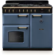 FALCON NGC TAB GAZ 100 CM ROCHE BLUE LAITON - Piano de cuisson gaz