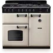 FALCON NGC TAB GAZ 100 CM CREME PASTEL CHROME - Piano de cuisson gaz