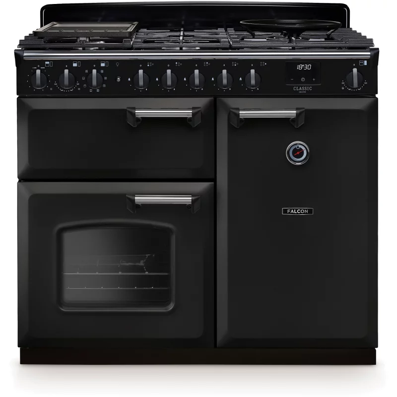 Image : FALCON NGC TAB GAZ 100 CM CHARBON CHROME - Piano de cuisson gaz