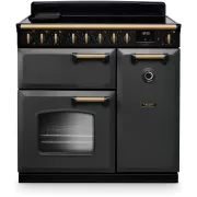 FALCON NGC TAB IND 90 CM ARDOISE LAITON ANTIQUE - Piano de cuisson induction