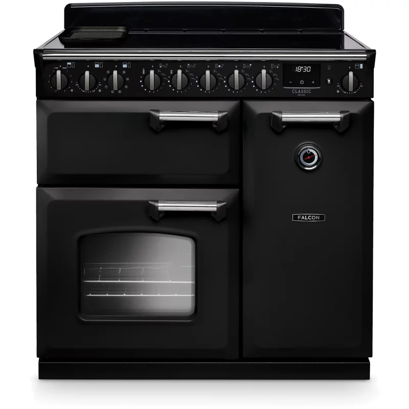 Image : FALCON NGC TAB IND 90 CM CHARBON CHROME - Piano de cuisson induction
