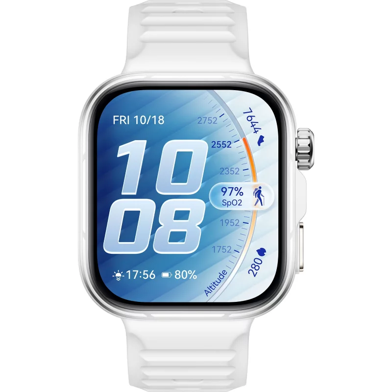 Image : HUAWEI Watch FIT 5 Pro blanc - Montre connectée